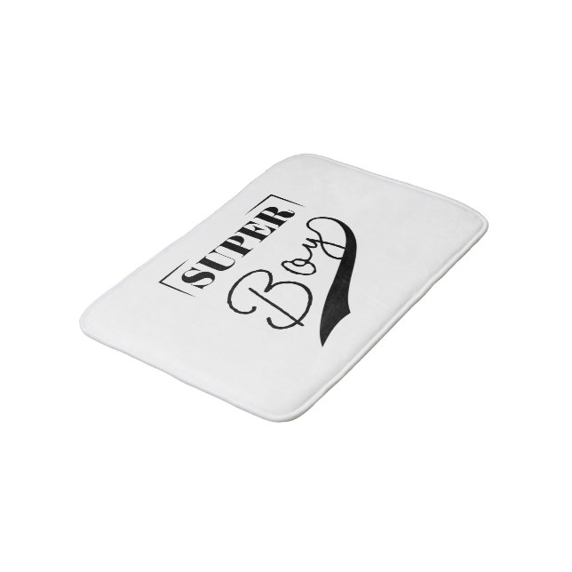 Super Boy Bath Mat (Angled)