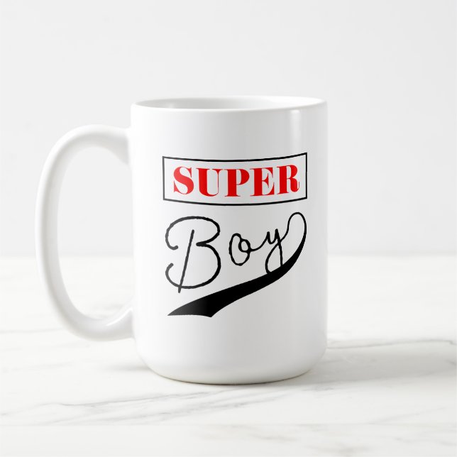 Super Boy  Coffee Mug (Left)