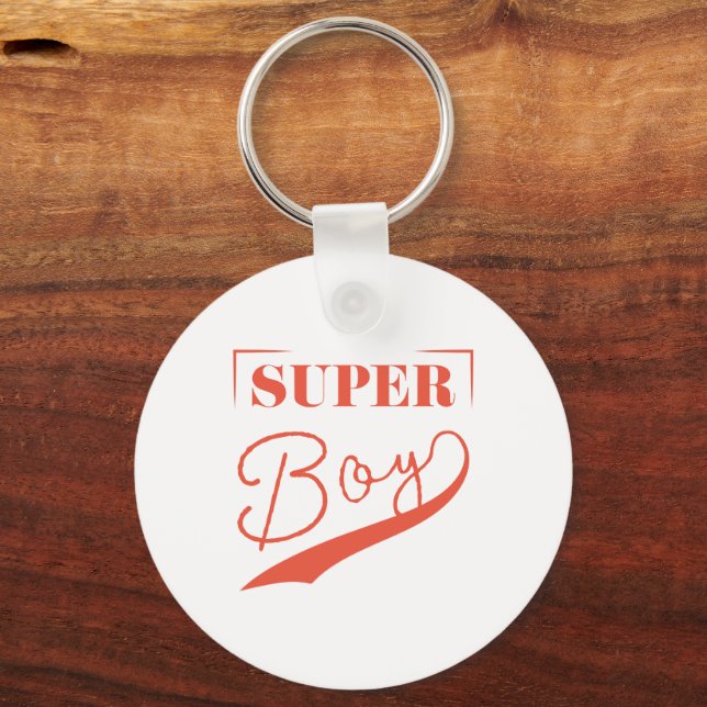 Super Boy Key Ring (Front)