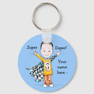 Super Boy keychain or backpack accessory!