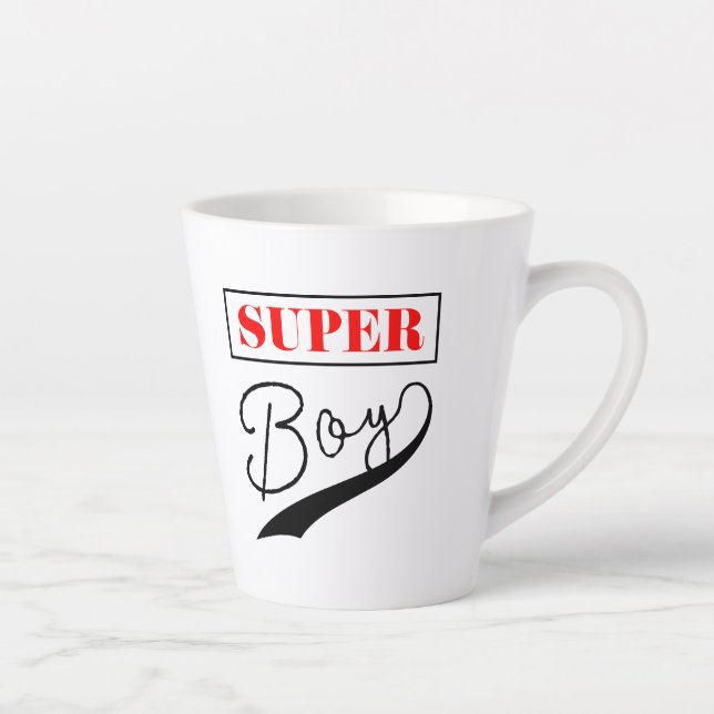 Super Boy  Latte Mug (Right)