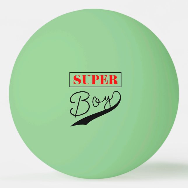 Super Boy  Ping Pong Ball (Front)