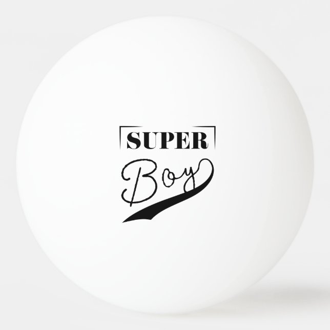 Super Boy Ping Pong Ball (Front)