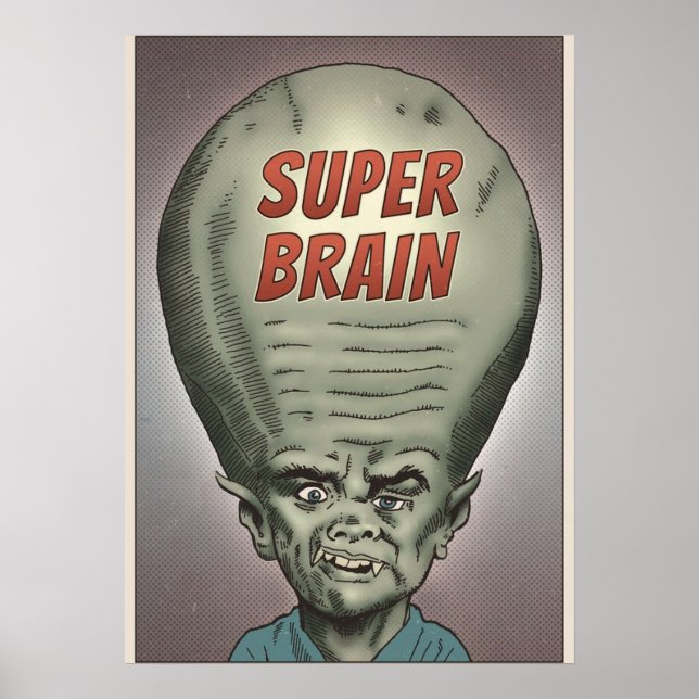 Super Brain Poster (Front)
