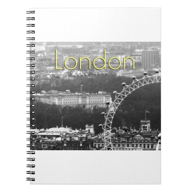 Super! Buckingham Palace London Spiral Notebook (Front)