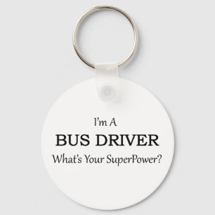 Super Bus Driver Key Ring