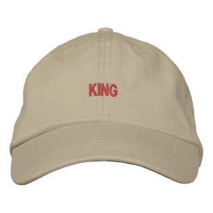 Super Cap King Text Handsome Embroidered Hat