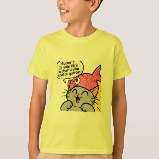 Super Cat & Fish Funny Kids T-Shirt