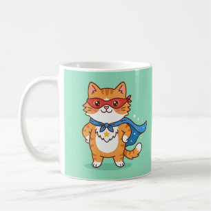 Super Cat Hero Cute Cartoon Mug