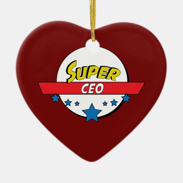 Super CEO, #CEO Ceramic Tree Decoration (Front)