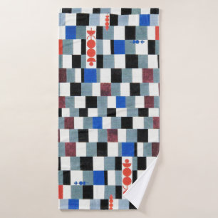 Super Chess, Paul Klee Bath Towel