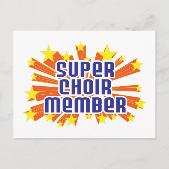 Super Choir Member Postcard (Front)