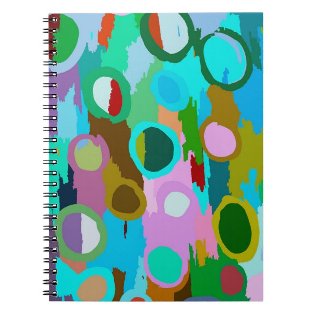 Super Colour Circles 3  Notebook (Front)