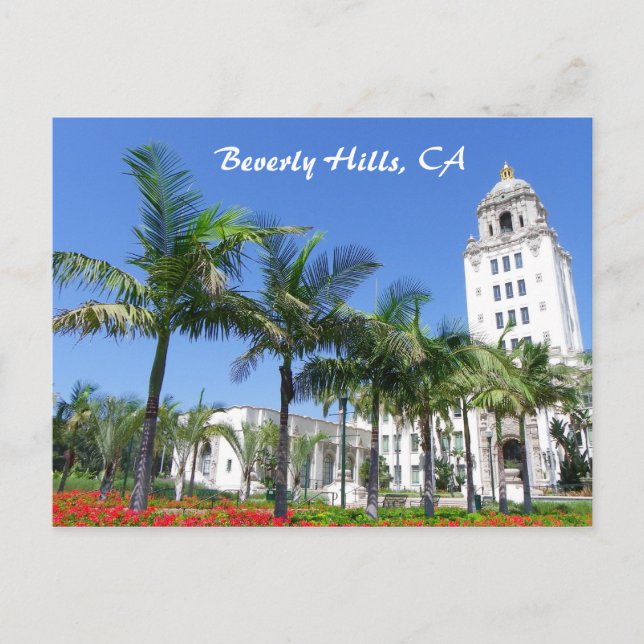 Super Cool Beverly Hills Postcard! Postcard (Front)