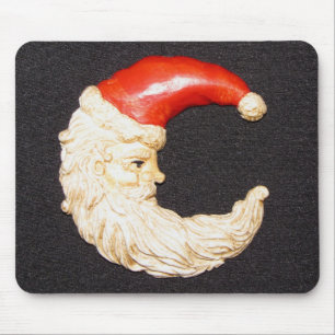 Super Cool Classic Round Santa Claus Mouse Pad