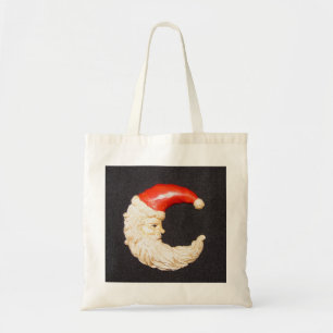 Super Cool Classic Round Santa Claus Tote Bag