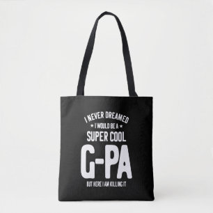 Super Cool G-Pa   Grandfather Gift Tote Bag