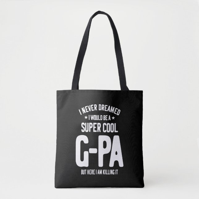 Super Cool G-Pa | Grandfather Gift Tote Bag (Front)
