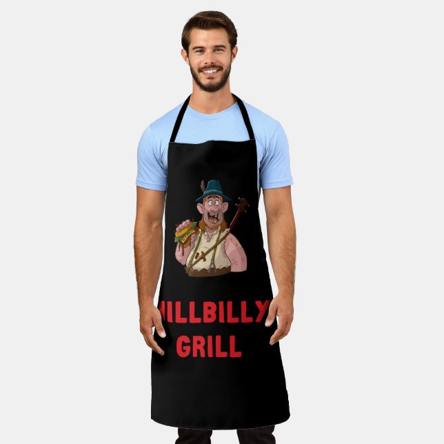 Super Cool HillBilly Grill Denmark Apron!  Apron (Worn)