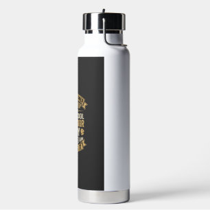 Super Cool Labrador Lady Dog Lover Water Bottle