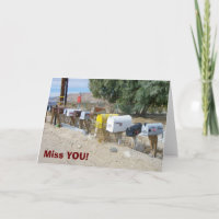 Super Cool Miss You Greeting Card!