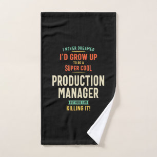 Super Cool Production Manager Hand Towel