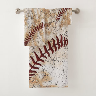 Super Cool Rustic Baseball Towel Set