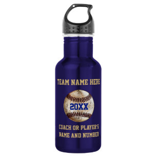 Super Cool Vintage Baseball Gifts PERSONALIZED 532 Ml Water Bottle