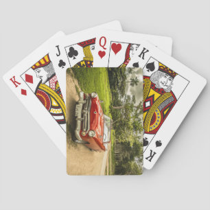 Super Cool Vintage Thunderbird Automobile Playing Cards