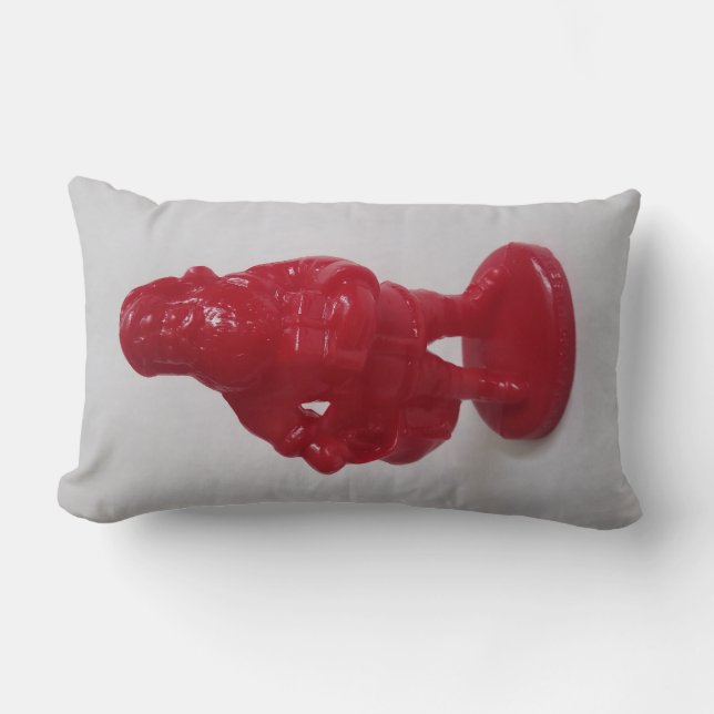 Super Cool Wax Santa Throw Pillow (Front)