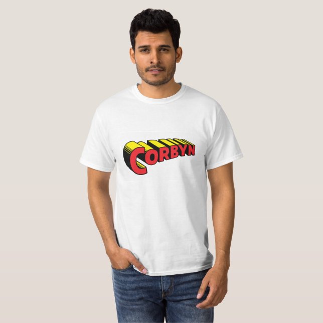 Super Corbyn (Red) T-Shirt (Front Full)