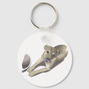 Super Cute Ashton's Best Friend Dog Key Ring