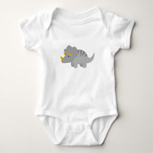 Super Cute Baby Rhino Baby Bodysuit