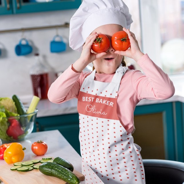 Super Cute Best Baker Colourful Cupcake Baking Apron (Creator Uploaded)