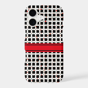 Super Cute Black White Red Pattern Chic