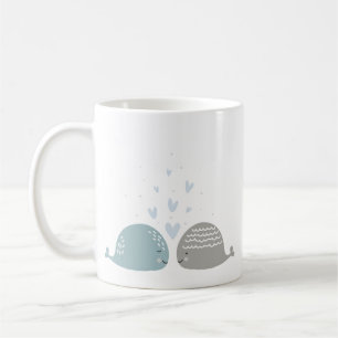 Super Cute Couple Dolphin Coffee Mug