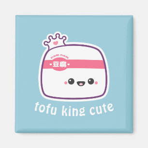 Super Cute Funny Tofu Magnet