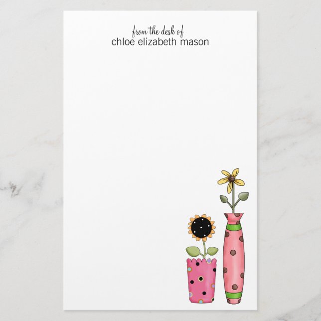 Super Cute Girly Stuff Stationery (Front)