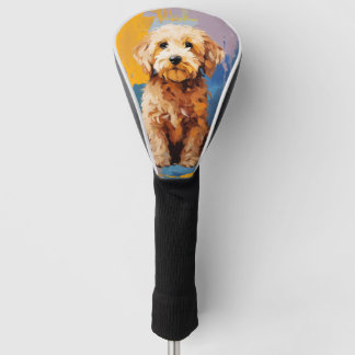 Super Cute Goldendoodle Dog Puppy 003 - Xeno Lucil Golf Head Cover