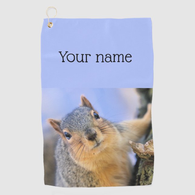Super cute  golf towel (Front)