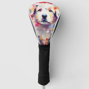 Super Cute Great Pyrenees Dog Puppy 001 - Xeno Luc Golf Head Cover