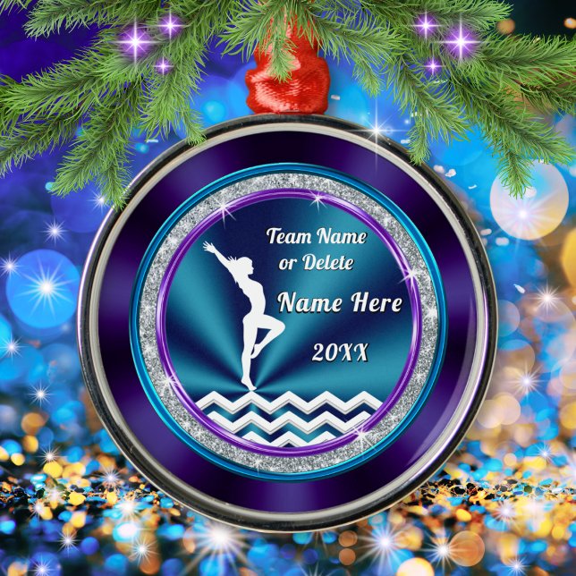 Super Cute Gymnastics Christmas Ornaments (Gymnastics Christmas Ornaments. Personalized Gymnastics Gifts. Gifts for Gymnasts. Gymnastics Team.)