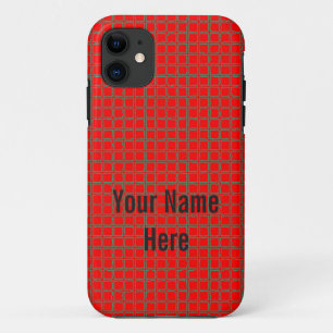 Super Cute Hot Red Pattern Personalised Case-Mate iPhone Case