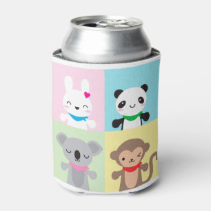 Super Cute Kawaii Animal Mascots Can Cooler