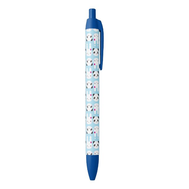 Super Cute Kawaii Bunny and Panda Black Ink Pen (Bottom (Vertical))