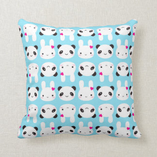 Super Cute Kawaii Bunny and Panda Cushion