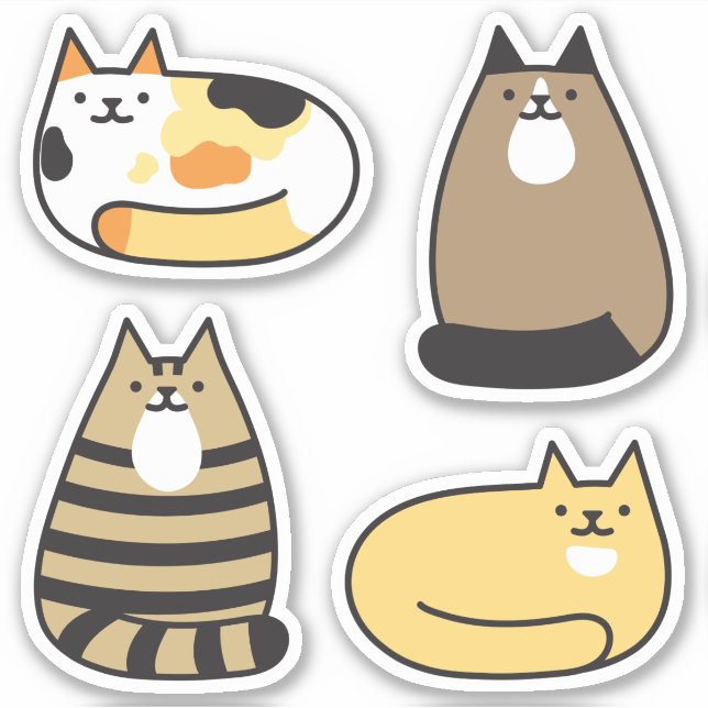 Super Cute Kawaii Cats (Front)
