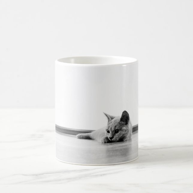SUPER CUTE Kitten Portrait Coffee Mug (Center)