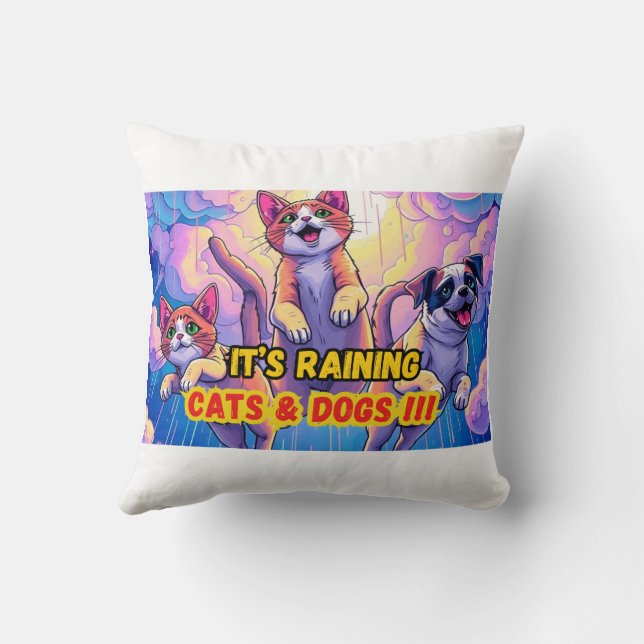 Super Cute Pets Pillow! Cushion (Back)