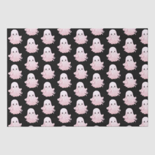 Super Cute Pink Ghost Pattern Halloween Tissue Paper